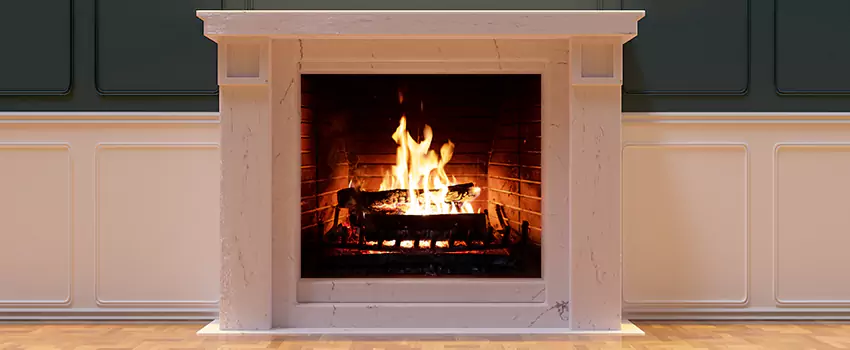 Decorative Electric Fireplace Installation in Costa Mesa, California