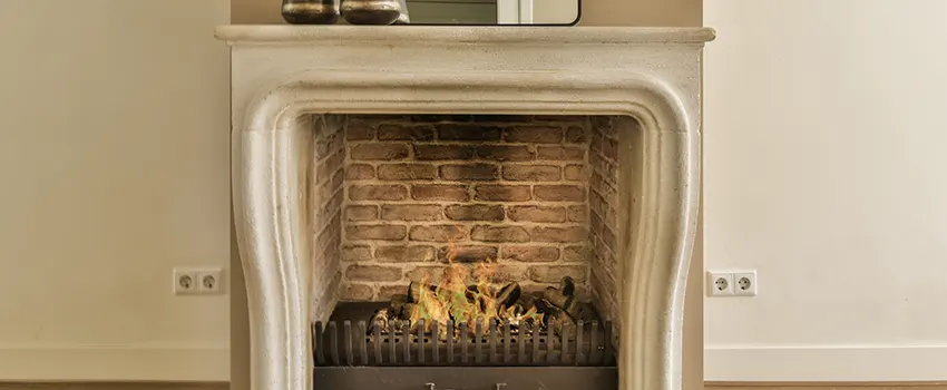 Vintage-style Fireplace Redesign in Costa Mesa, California