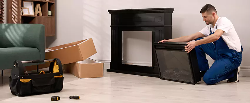 Old Rusted Metal Fireplace Repair And Replacement in Costa Mesa, CA