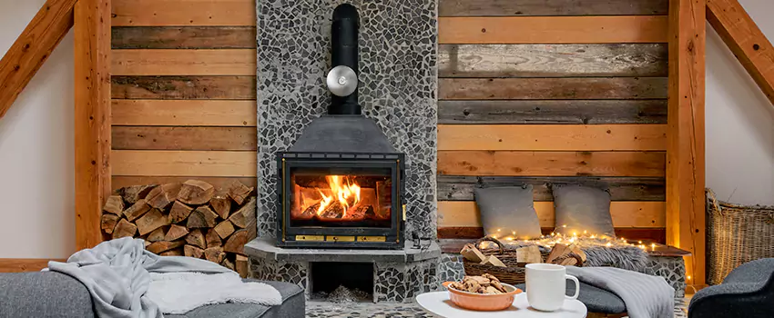 Thelin Hearth Products Direct Vent Gas Stove Fireplace Inspection in Costa Mesa, California